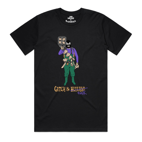 Powerfish Dr.Moose Catch & Fk T-Shirt Funny