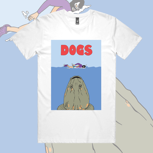 Powerfish Dogs White T-Shirt