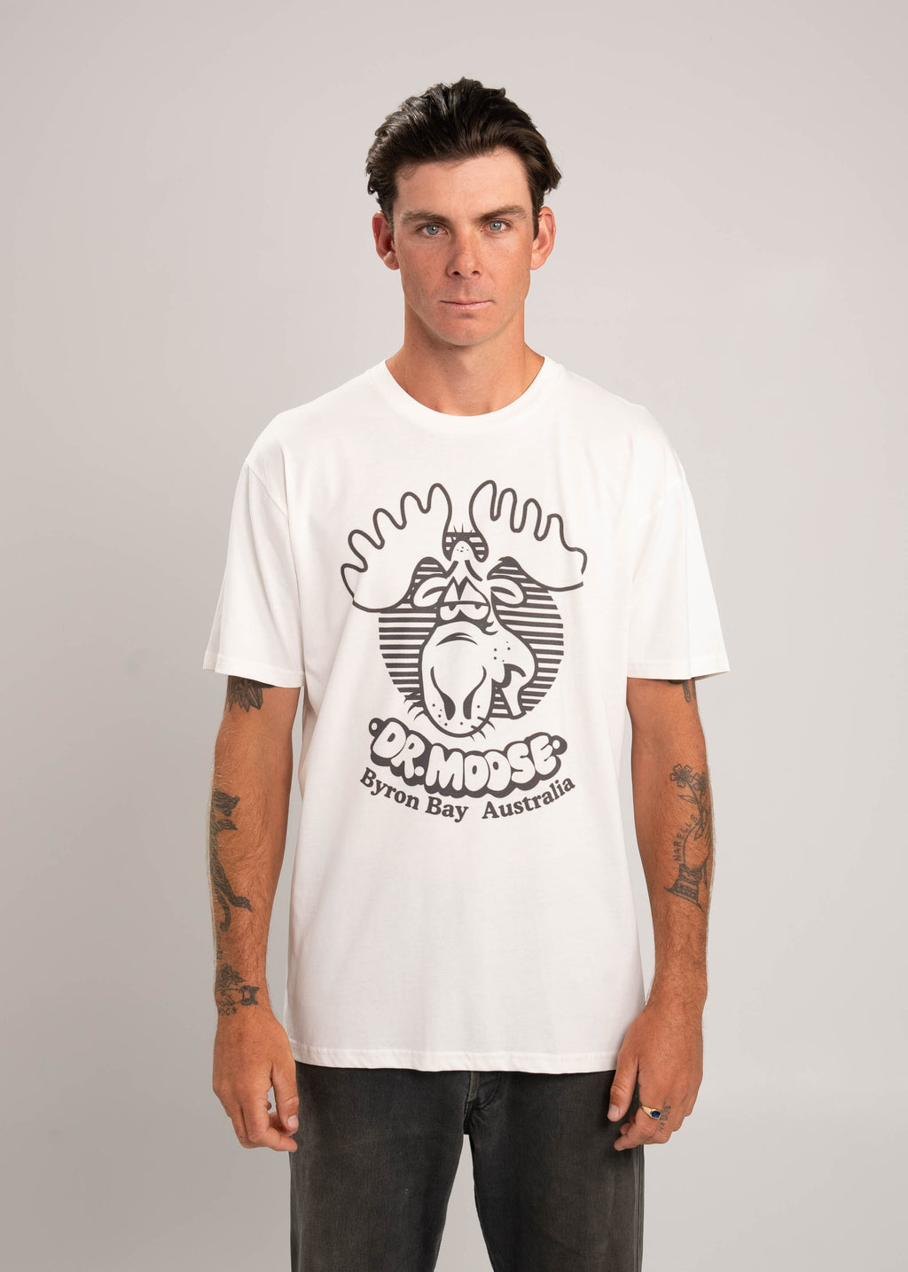 Dr.Moose Byron Bay Hollow Black OG T-Shirt