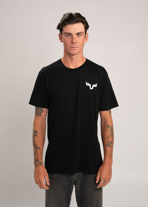 Dr.Moose Byron Bay Black Antlers Dr.Moose Legacy T-Shirt