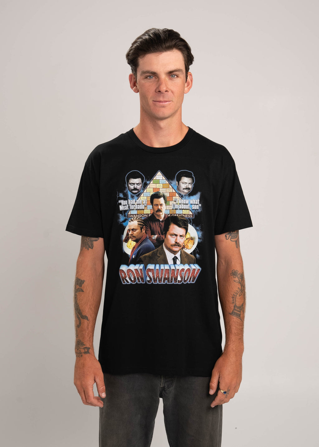 Dr.Moose Byron Bay Ron Meat 90's Bootleg Rap T-Shirt