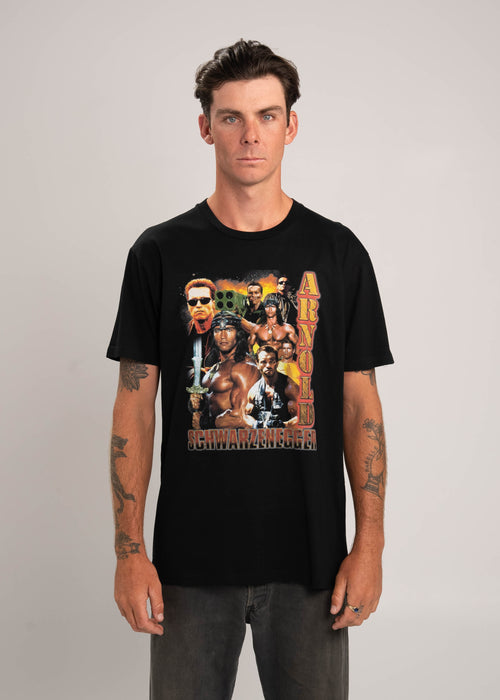 Dr.Moose Byron Bay Arnie 90’s Bootleg Rap T-Shirt