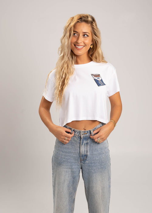 Dr.Moose Byron Bay Winnie Blues Crop