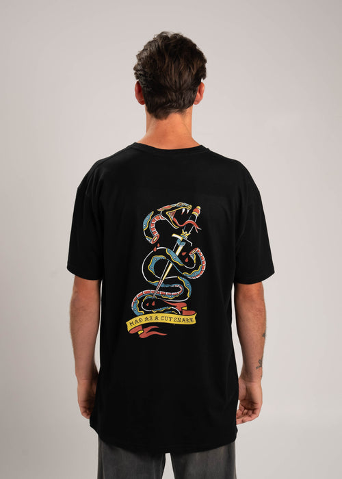 Dr.Moose Byron Bay Mad as a Cut Snake  T-Shirt