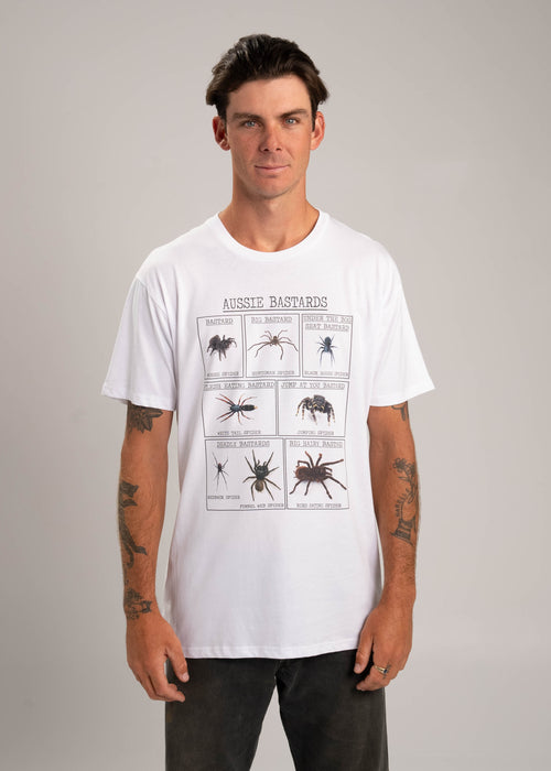 Dr.Moose Aussie B*stards White T-Shirt