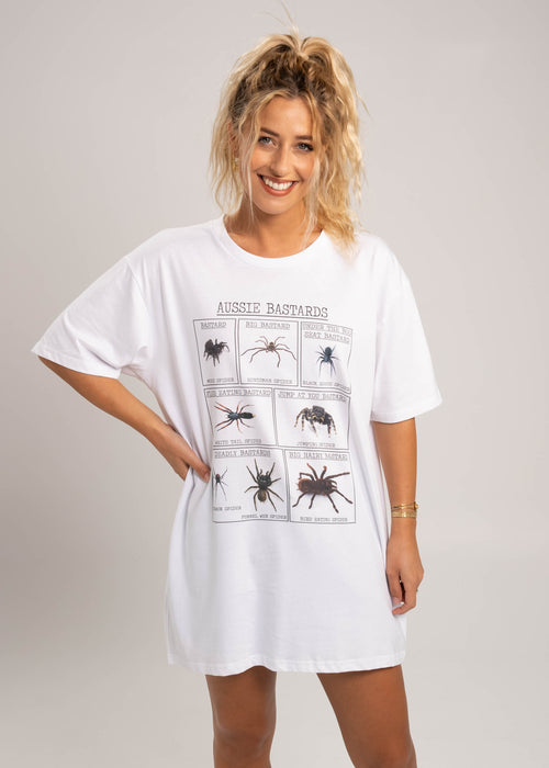 Dr.Moose Aussie B*stards White T-Shirt