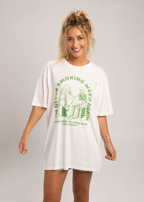 Dr.Moose Byron Bay Never Smoking Again T-Shirt