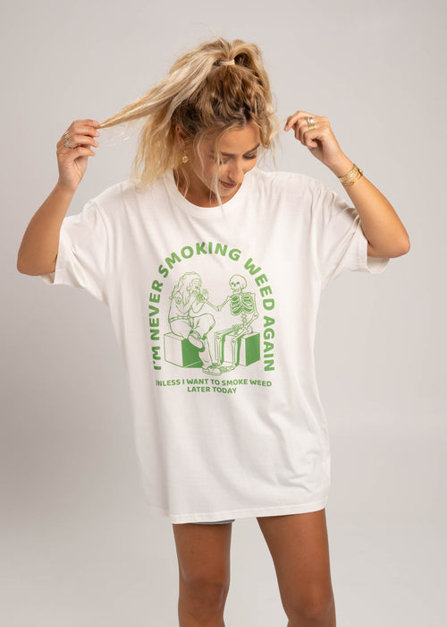 Dr.Moose Byron Bay Never Smoking Again T-Shirt