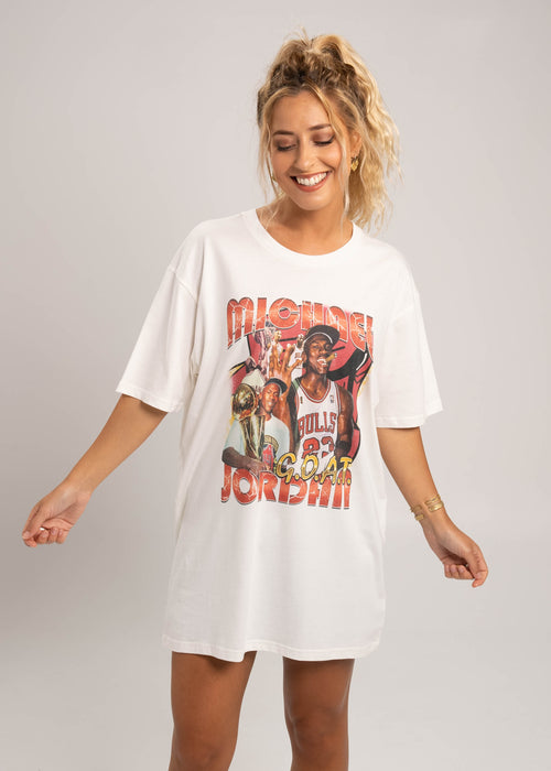 Dr.Moose Byron Bay Jordan GOAT 90's Bootleg Rap T-Shirt