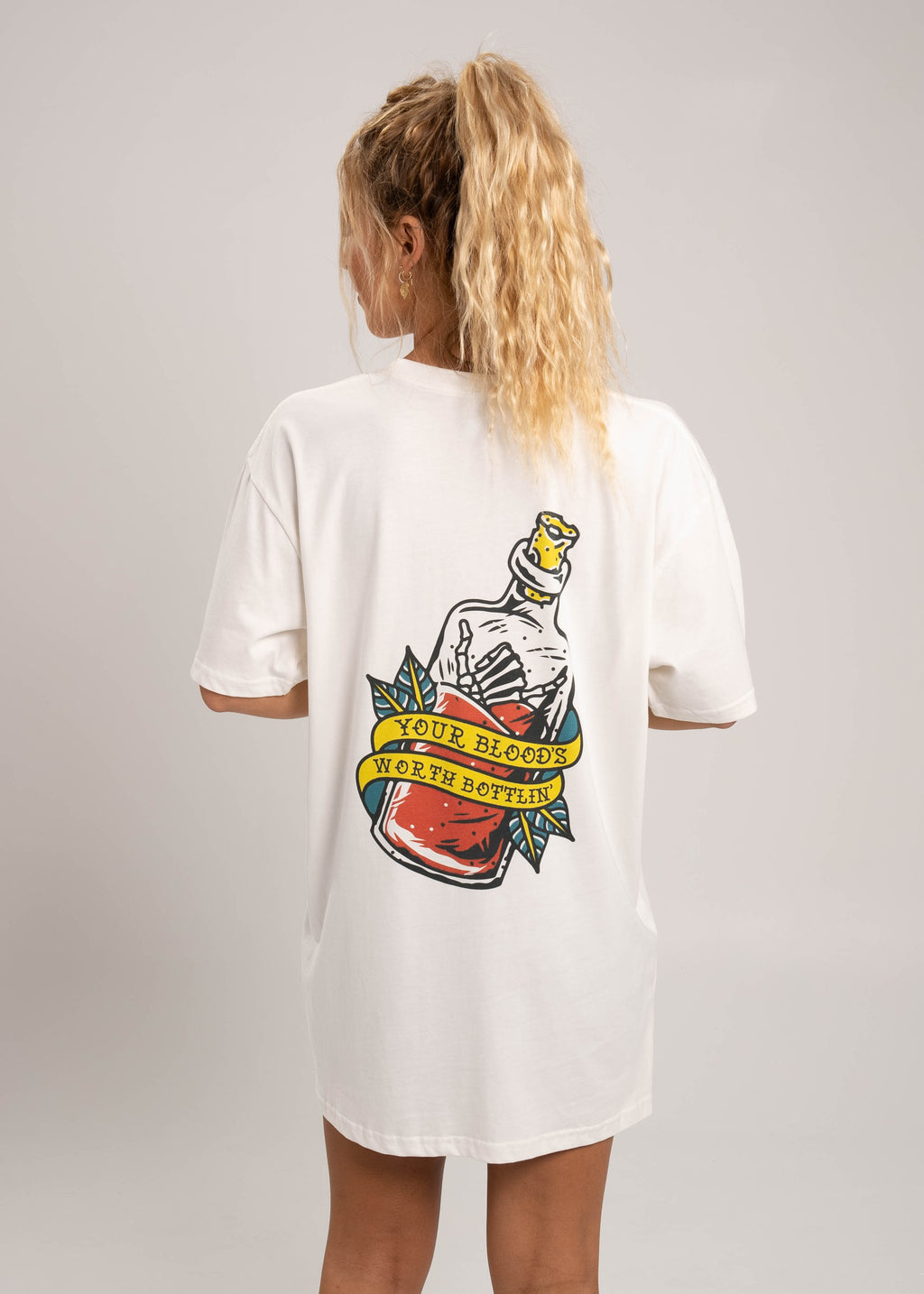 Dr.Moose Byron Bay Your Blood's Worth Bottlin' T-Shirt
