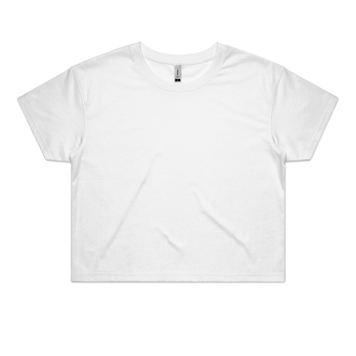 Dr.Moose Customiser White Crop Top Custom T-Shirt