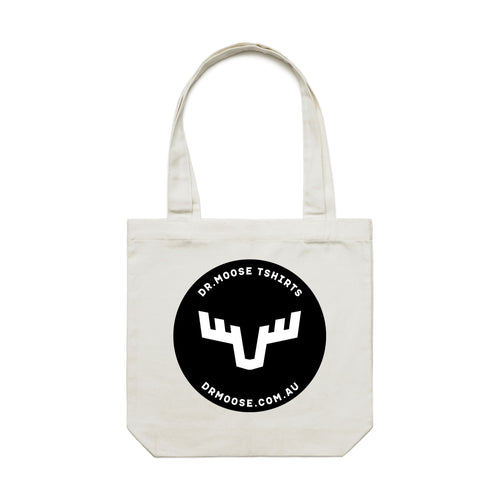 Dr.Moose Byron Bay Logo CIrcle Tote Bag