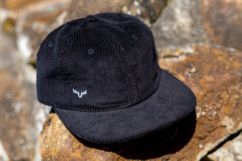 Black Cord Antler Cap