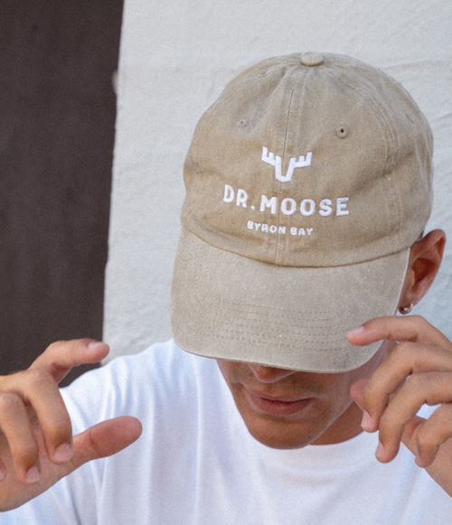 Free Gift Dr.Moose Sand Stonewash Cap