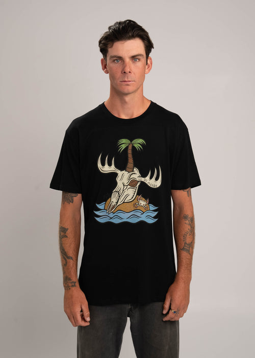 Dr.Moose Byron Bay Skull Island T-Shirt