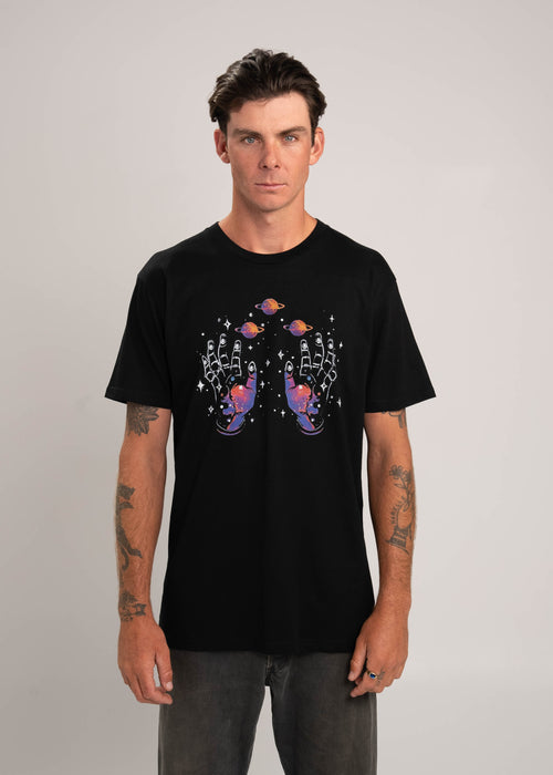 Dr.Moose Byron Bay Hands Around The Universe T-Shirt