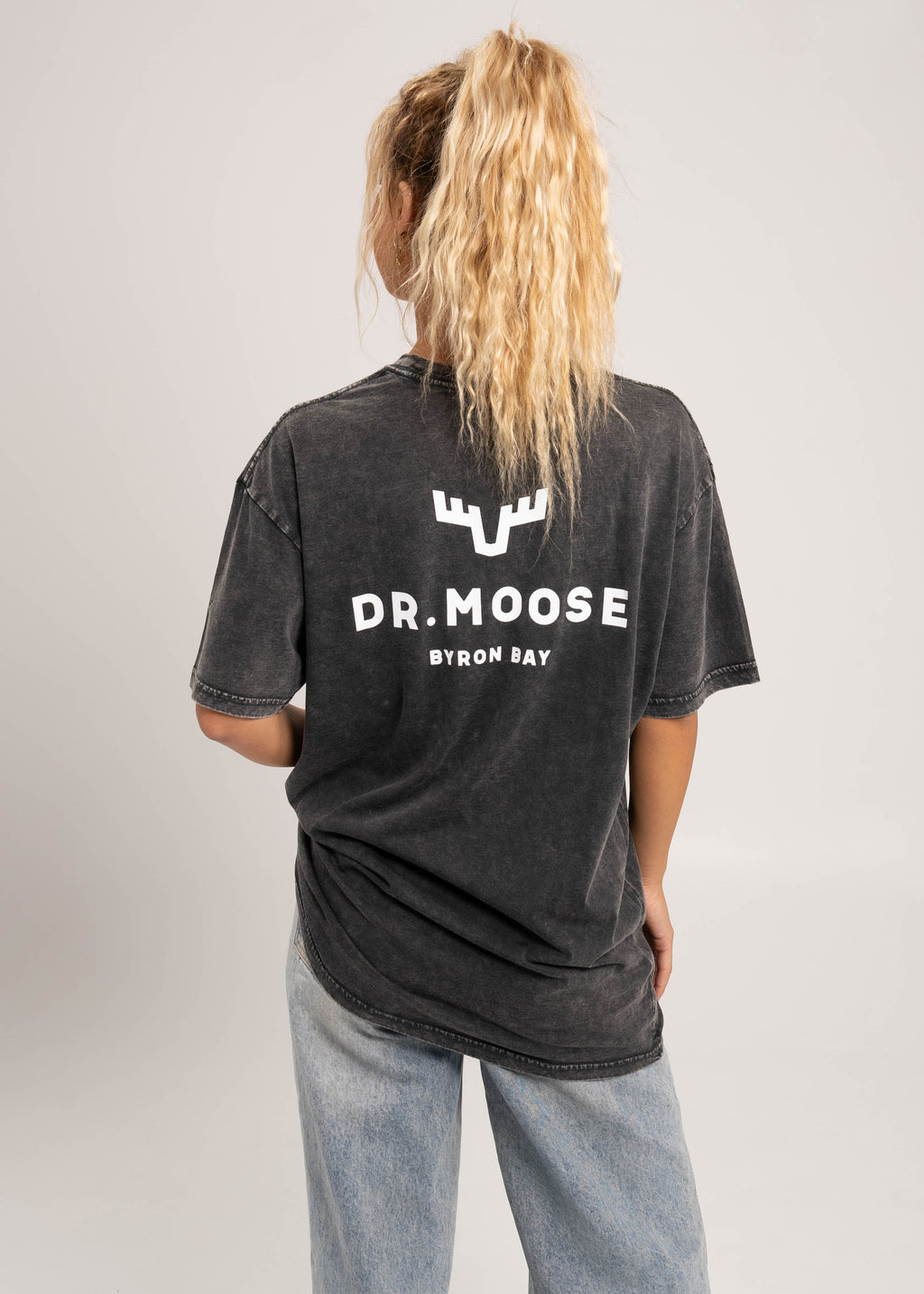 Dr.Moose Byron Bay Stonewash Antler Legacy T-Shirt