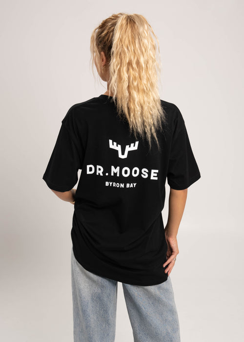 Dr.Moose Byron Bay Black Antlers Dr.Moose Legacy T-Shirt