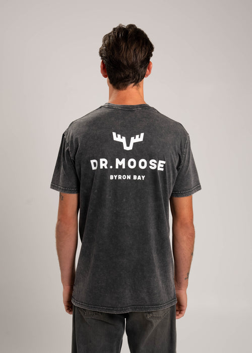 Dr.Moose Byron Bay Stonewash Antler Legacy T-Shirt