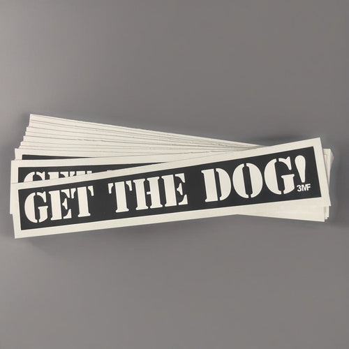 Powerfish Get The Dog Bumper Sticker