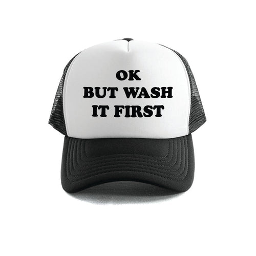 Wash It First Trucker