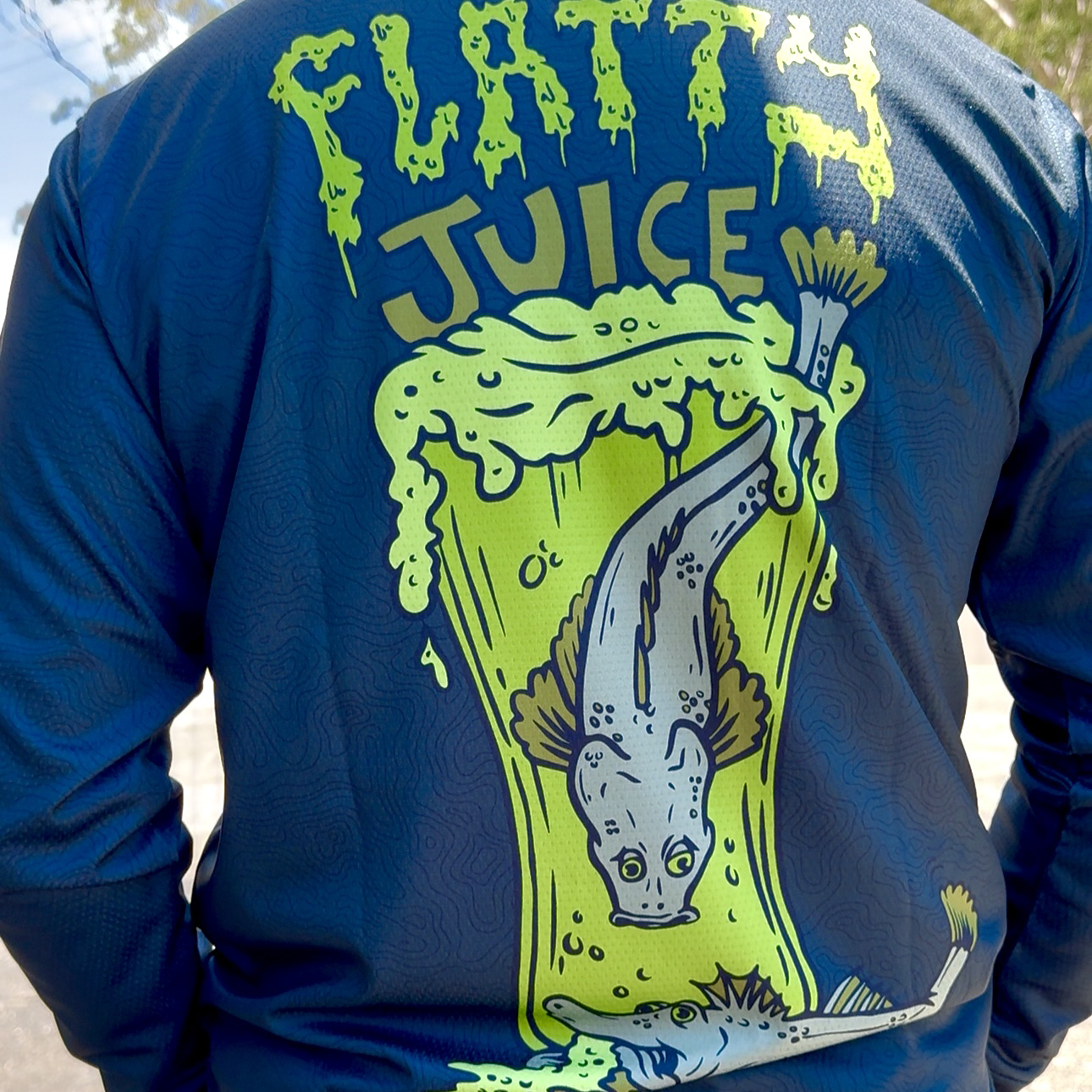 Dr.Moose Fishing Jersey Powerfish Flatty Juice Jersey