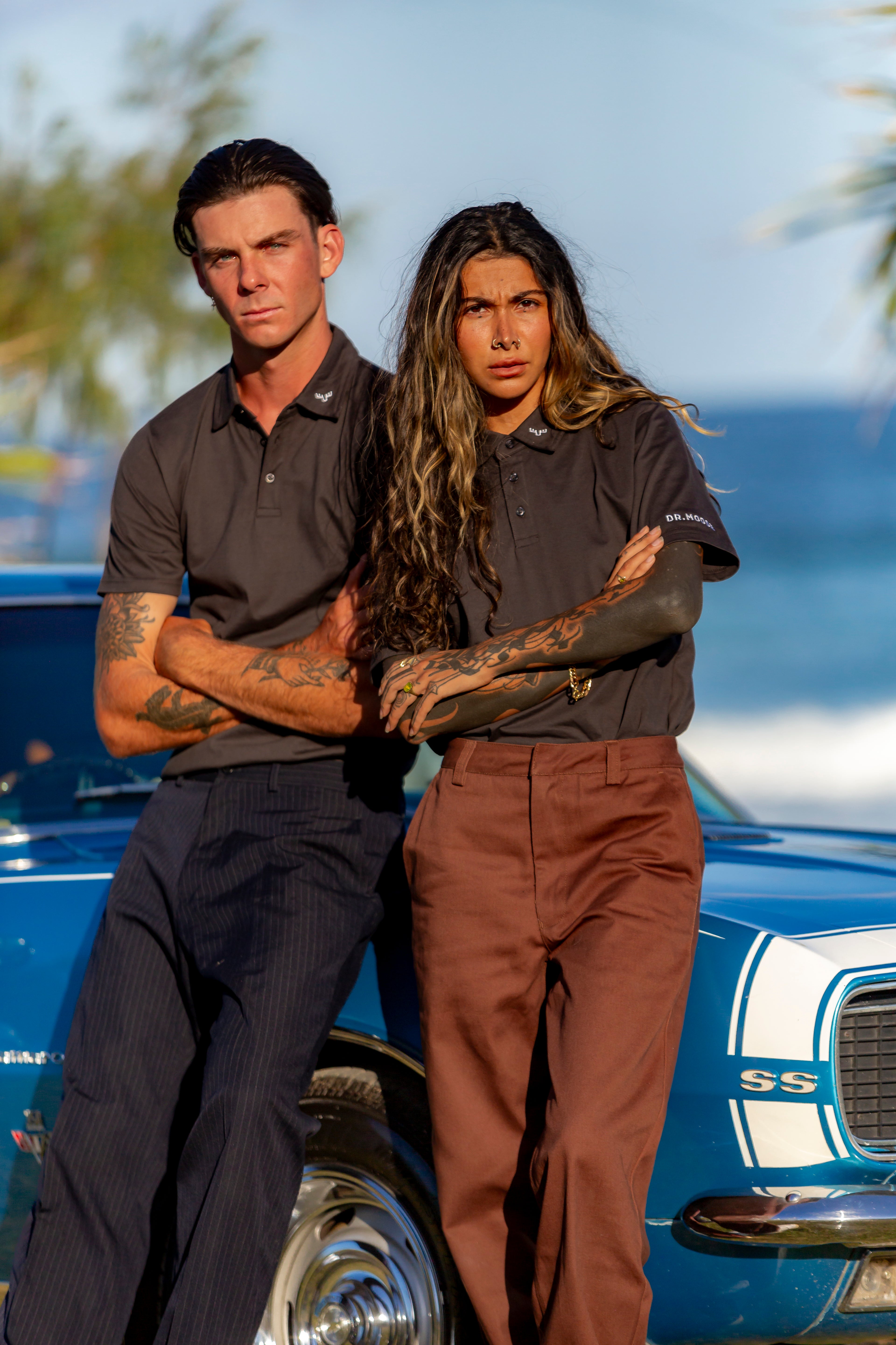 Dr.Moose Polo Antler Classic Navy Polo - Unisex Sizing