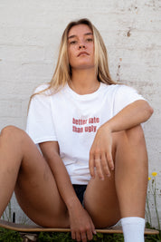 Dr.Moose T-Shirt Better Late Than Ugly Funny T-Shirt