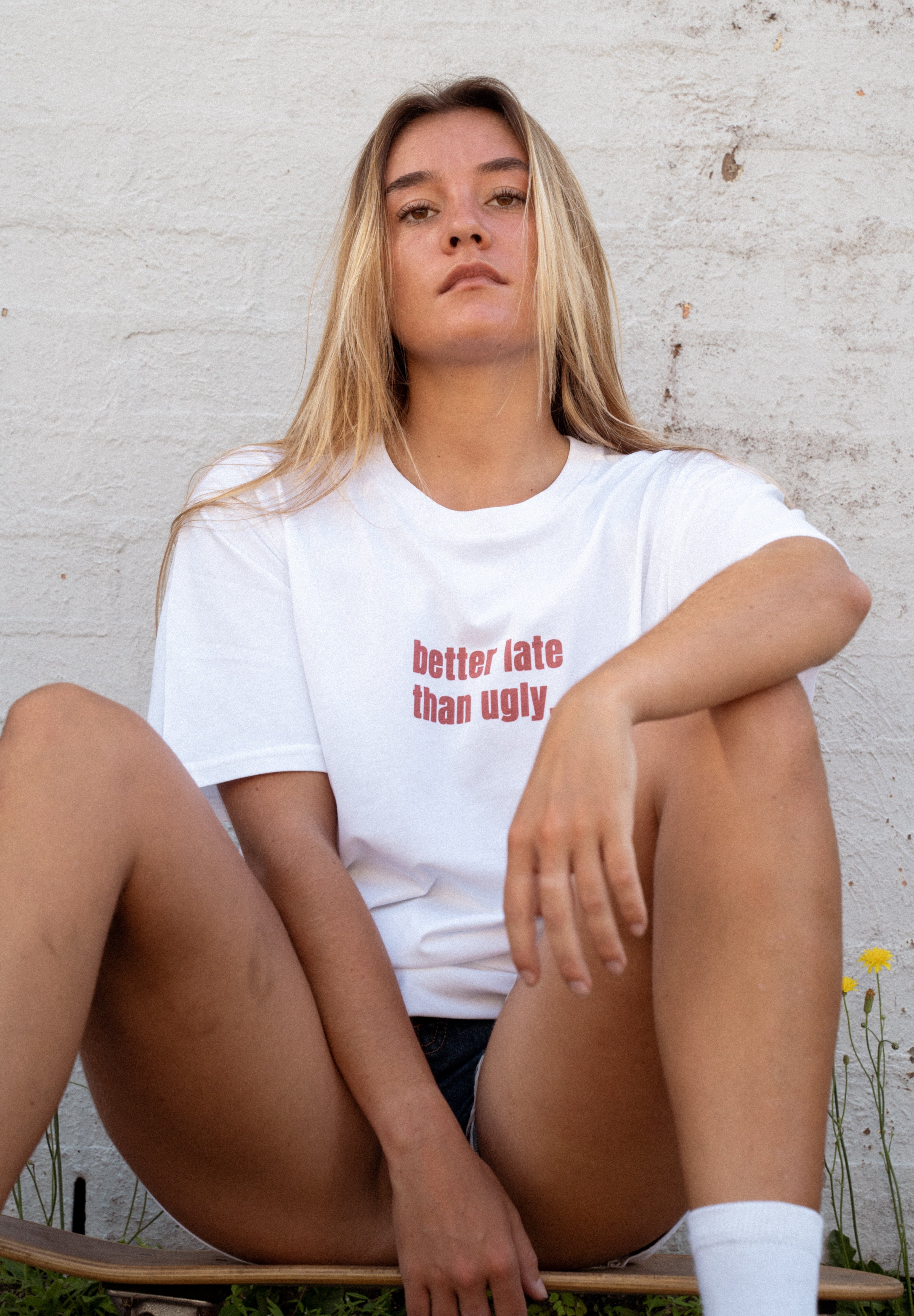 Dr.Moose T-Shirt Better Late Than Ugly Funny T-Shirt