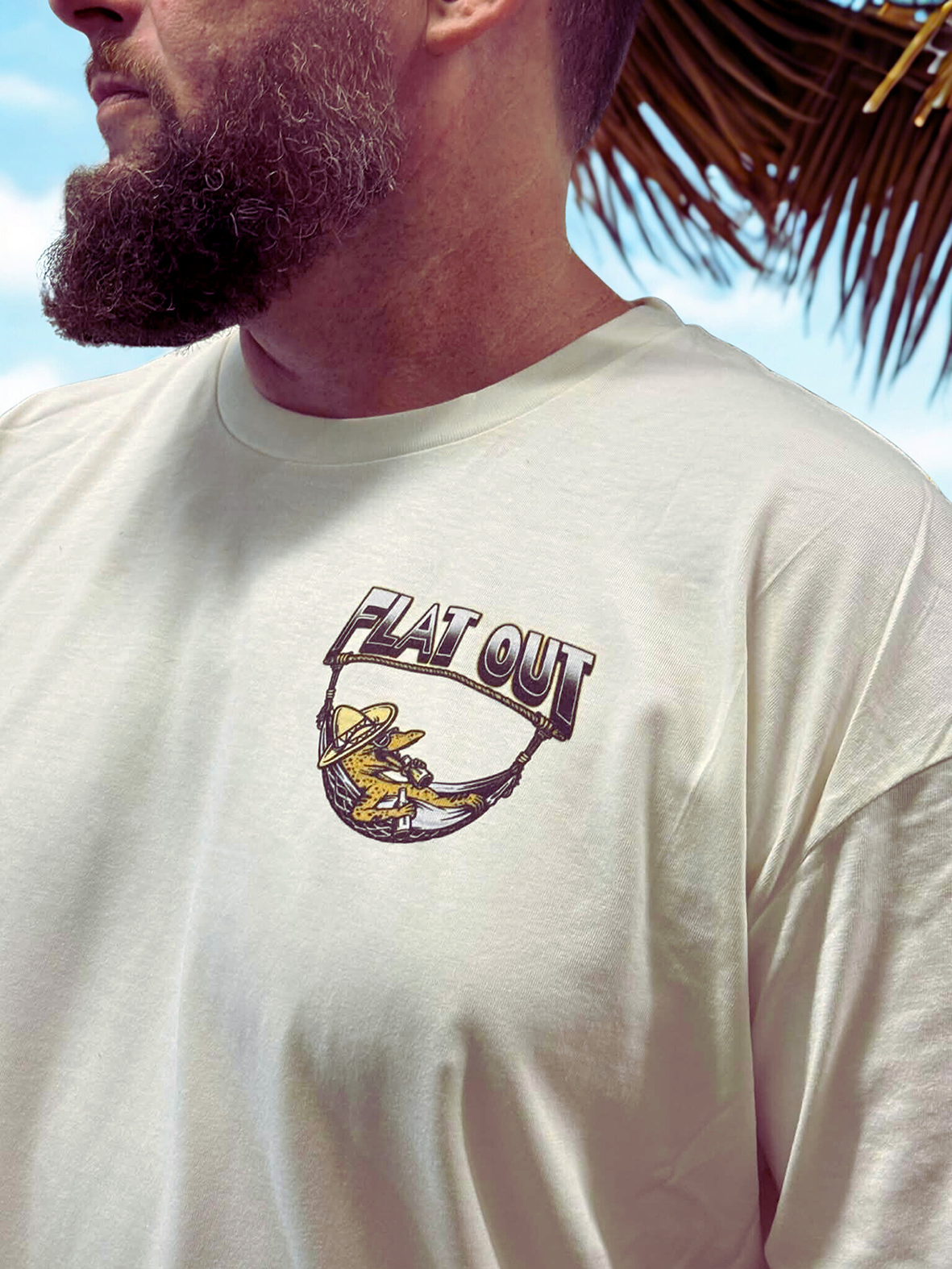 Dr.Moose Byron Bay Flat Out Like A Lizard Drinking Cream T-Shirt