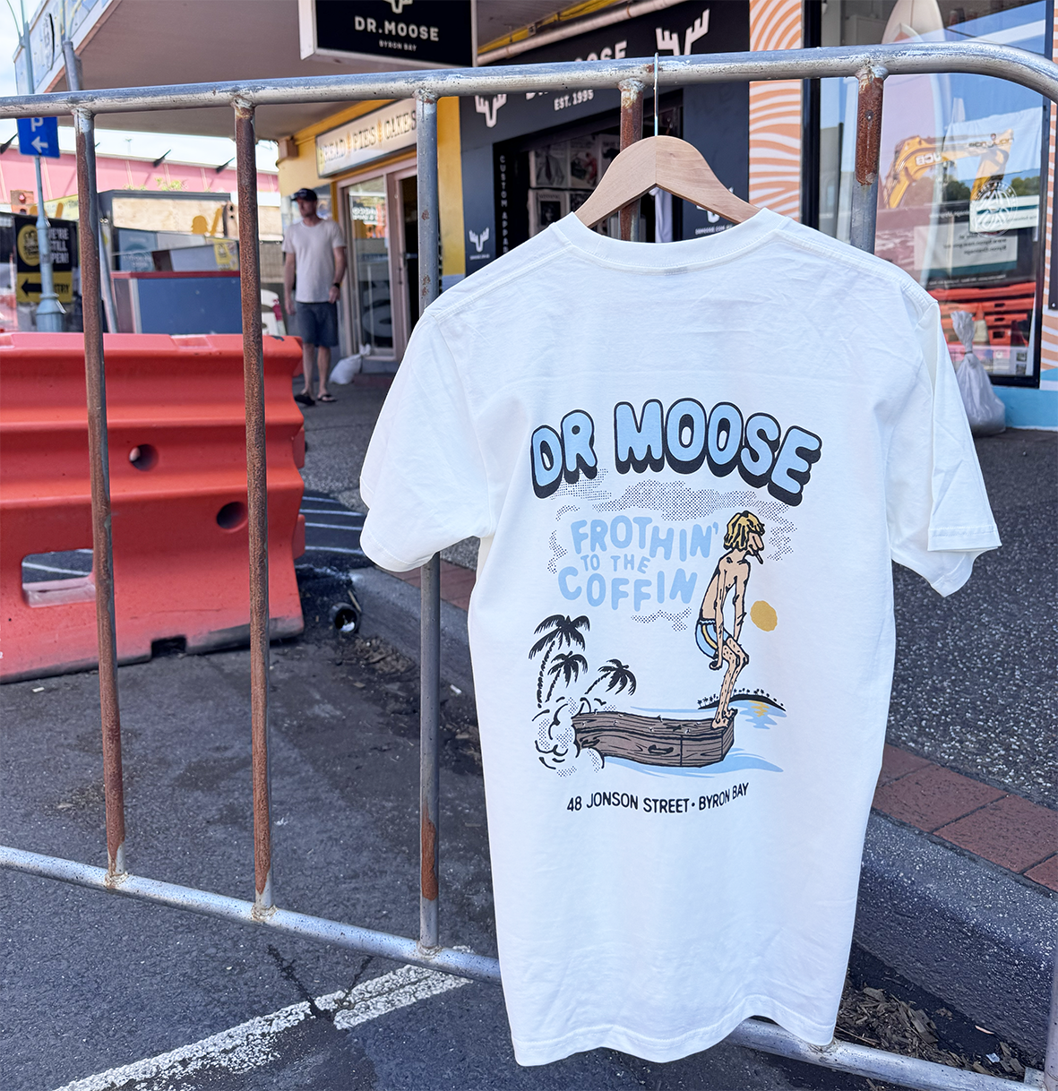 Dr.Moose T-Shirt Frothin’ to the Coffin Surf T-Shirt
