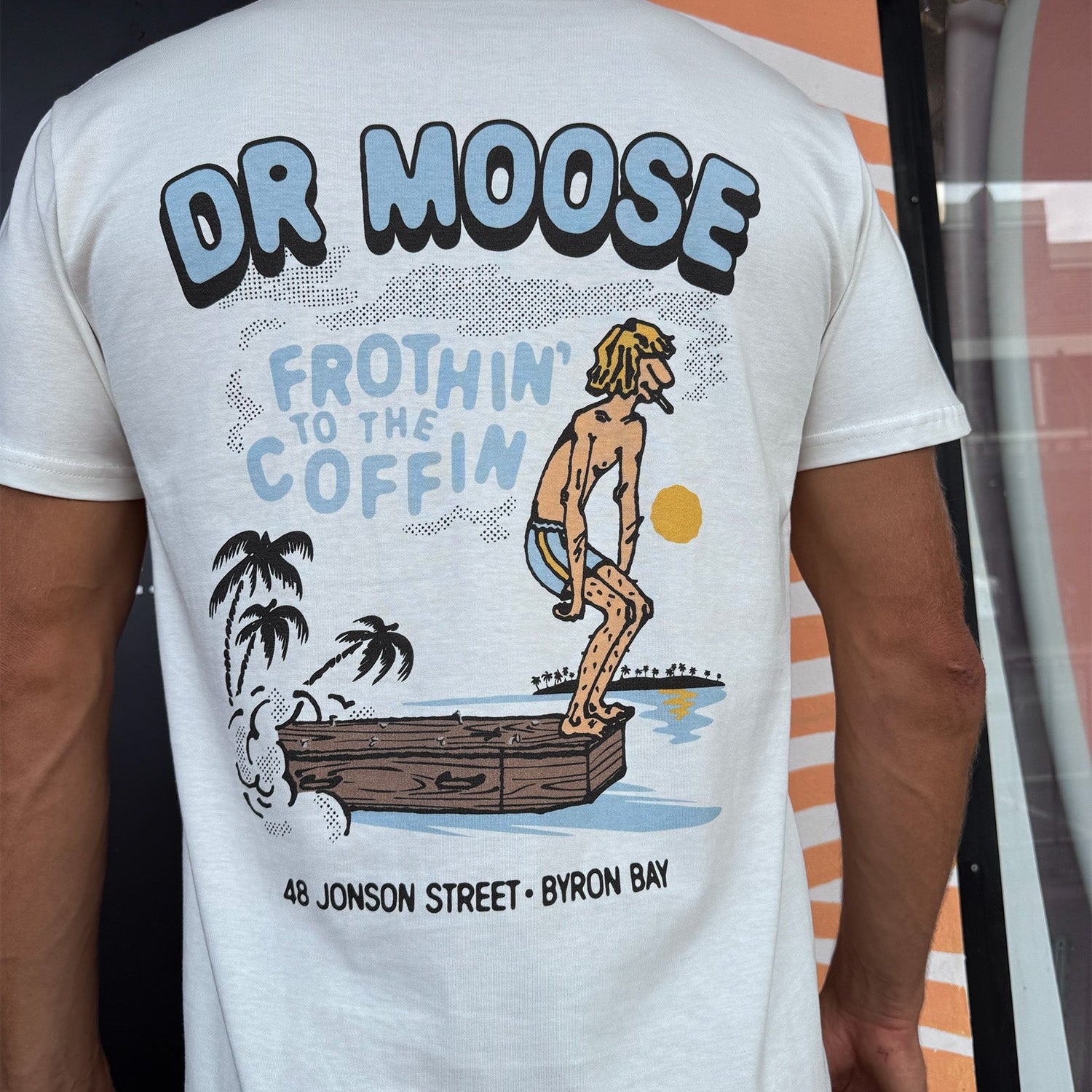 Dr.Moose T-Shirt Frothin’ to the Coffin Surf T-Shirt