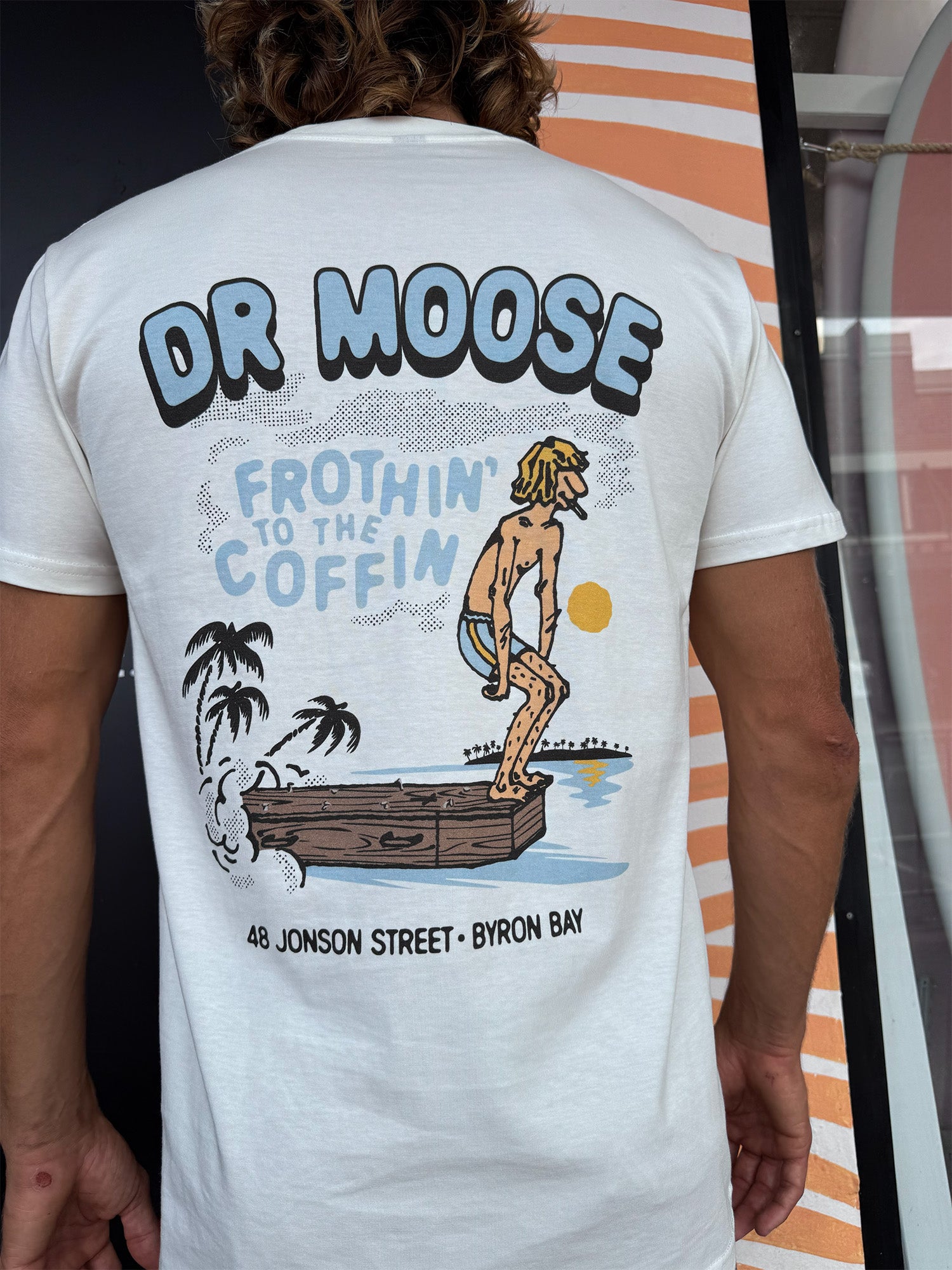 Dr.Moose T-Shirt Frothin’ to the Coffin Surf T-Shirt