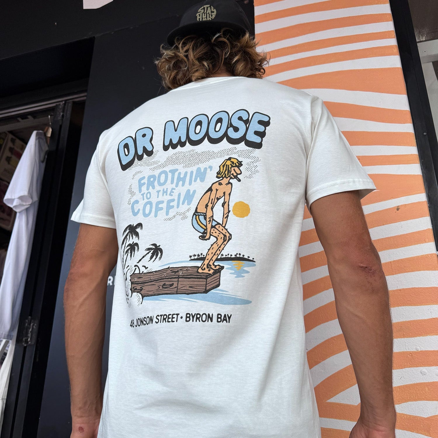 Dr.Moose T-Shirt Frothin’ to the Coffin Surf T-Shirt