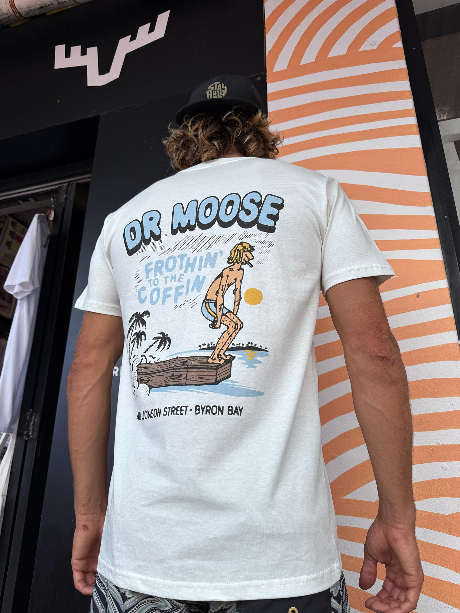 Dr.Moose T-Shirt Frothin’ to the Coffin Surf T-Shirt