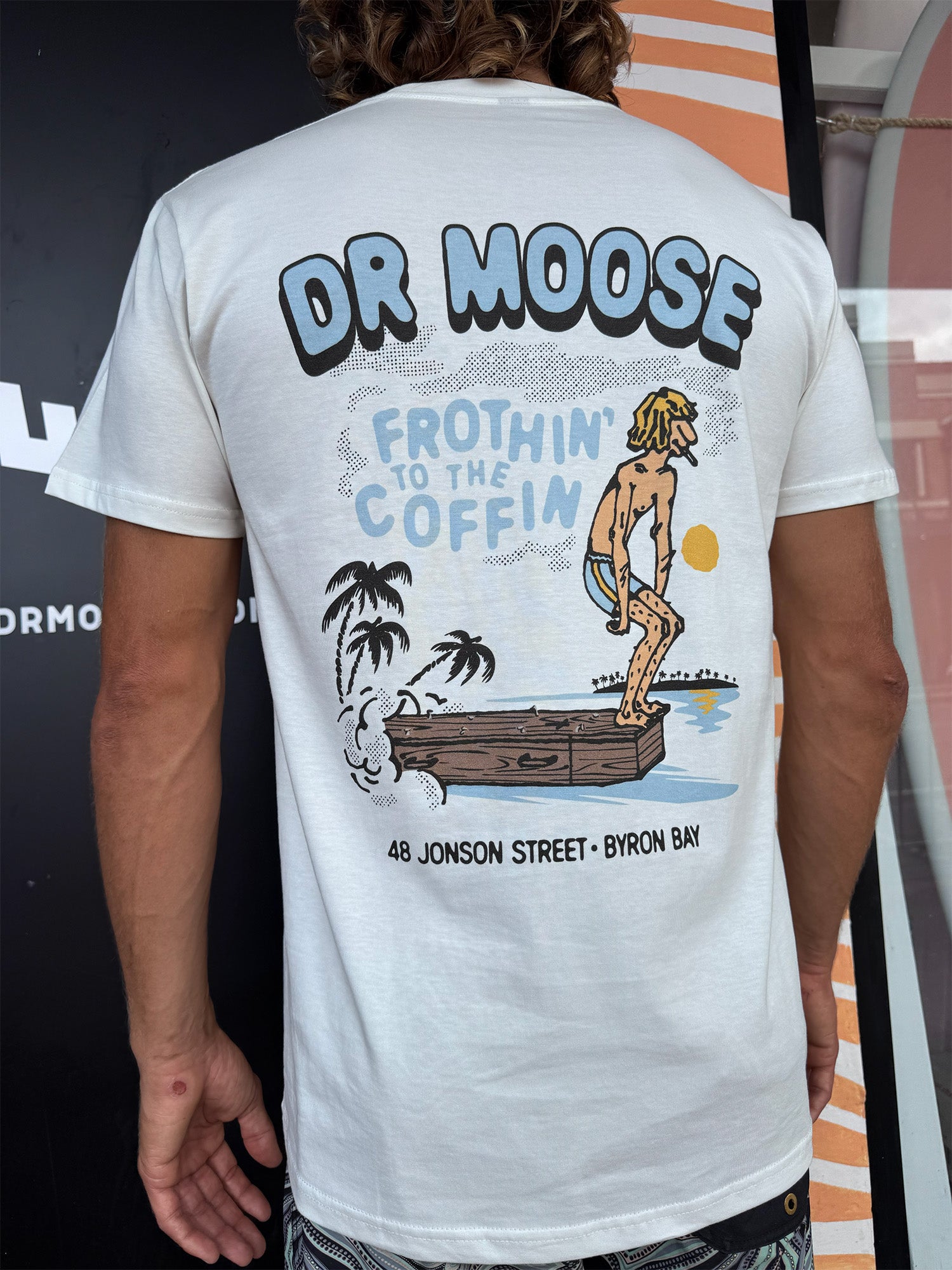 Dr.Moose T-Shirt Frothin’ to the Coffin Surf T-Shirt
