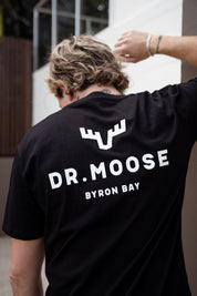 Dr.Moose T-Shirt L Antlers Black T-Shirt