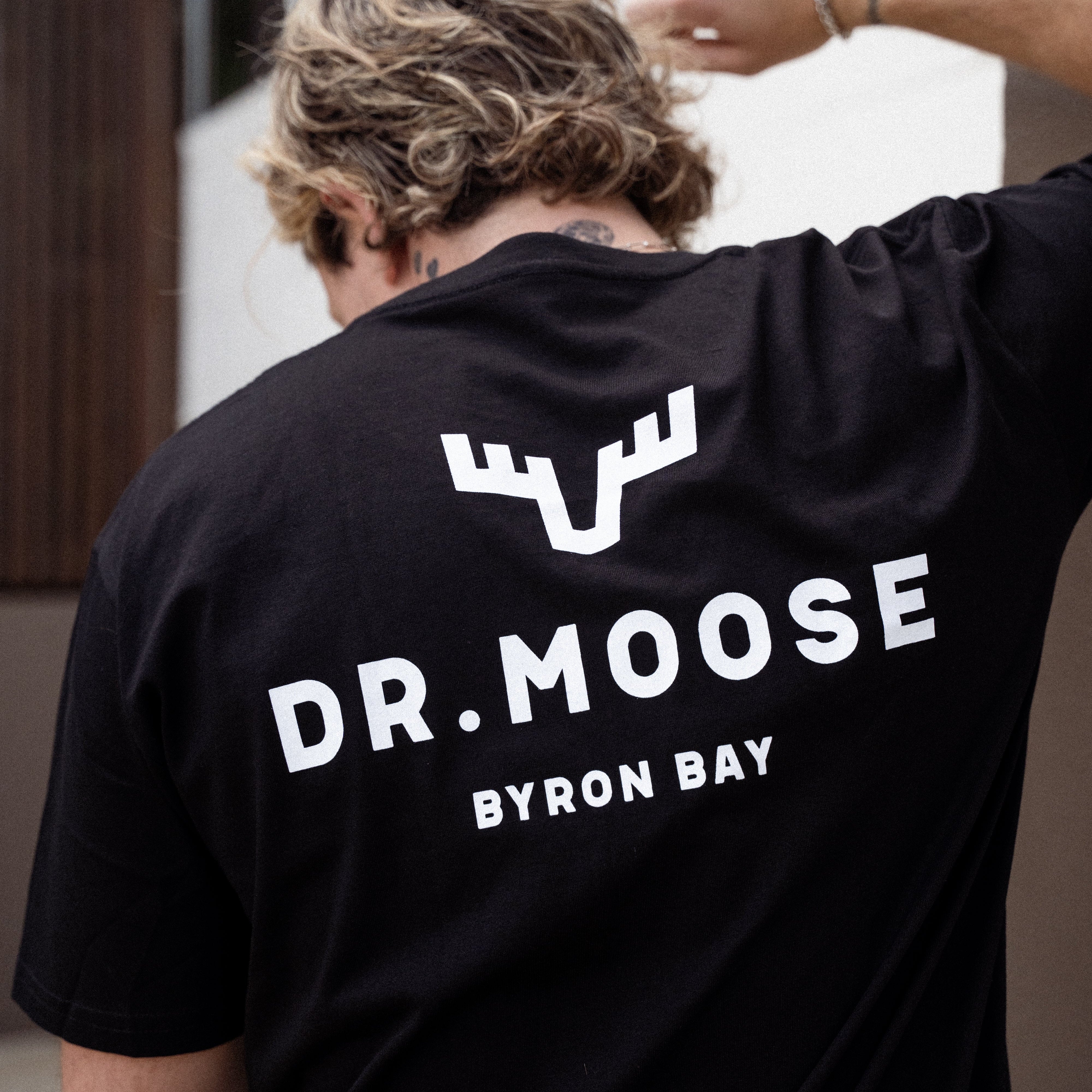 Dr.Moose T-Shirt L Antlers Black T-Shirt
