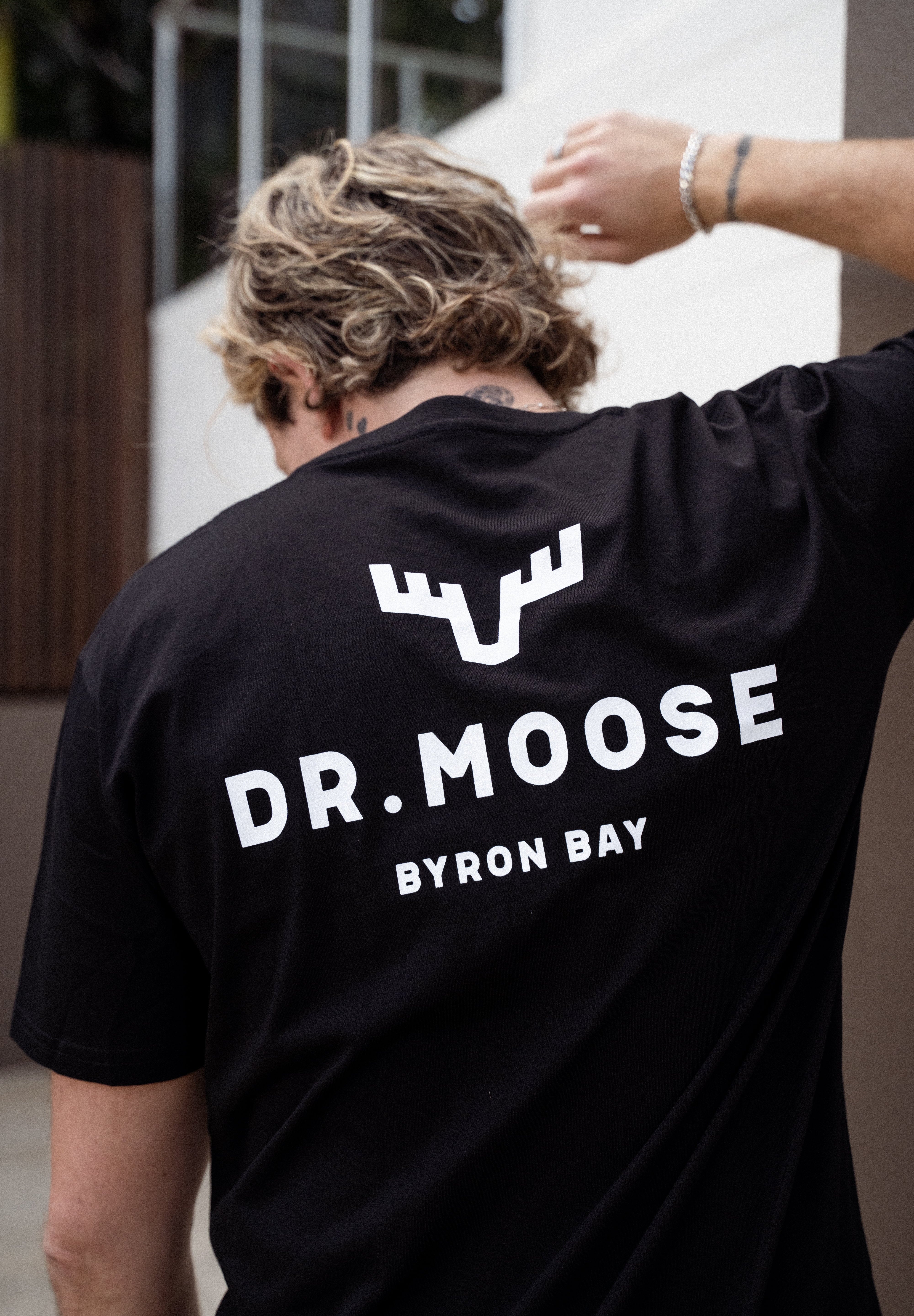 Dr.Moose T-Shirt L Antlers Black T-Shirt