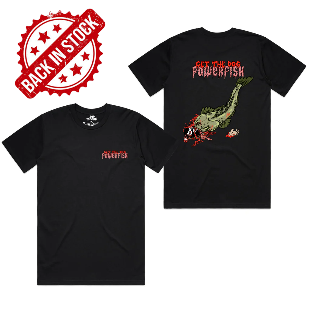 Dr.Moose T-Shirt Powerfish Get The Dog T-Shirt