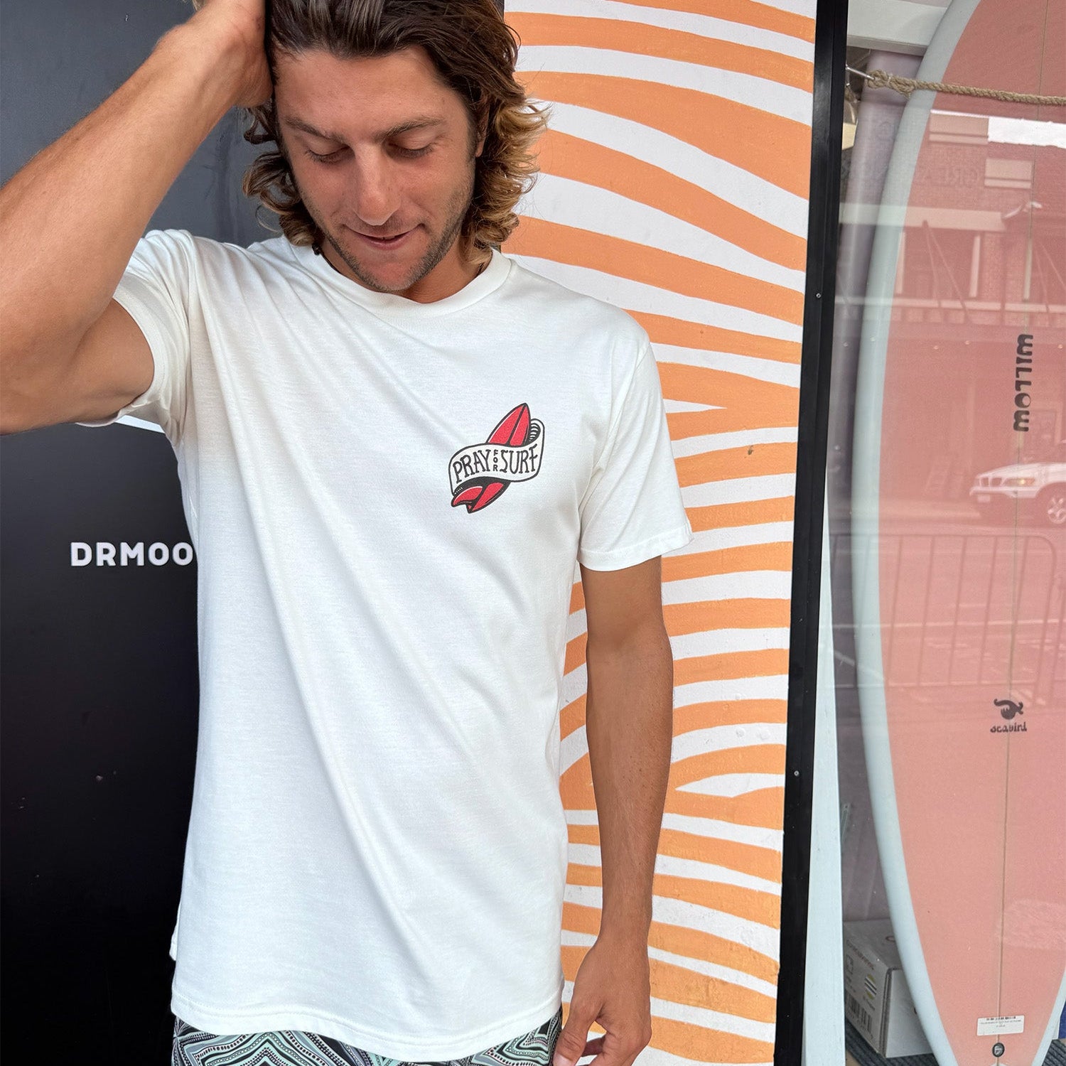 Dr.Moose T-Shirt Pray For Surf T-Shirt