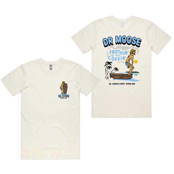 Frothin' to the Coffin Surf T-Shirt – Dr.Moose