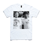 Dr.Moose Byron Bay Bat Pulp Fiction Vincent & Jules White T-Shirt