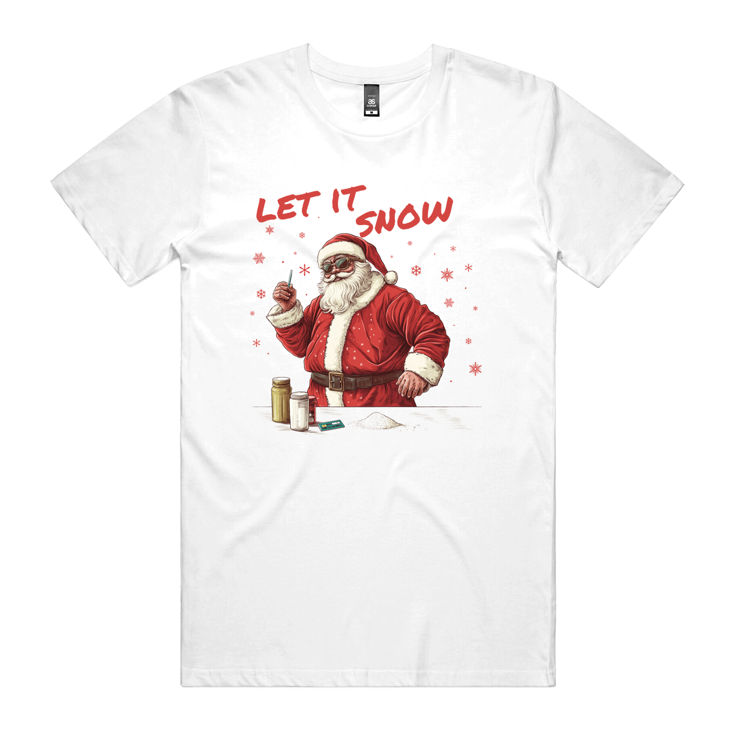 Dr.Moose T-Shirt S / White Let it Snow T-Shirt