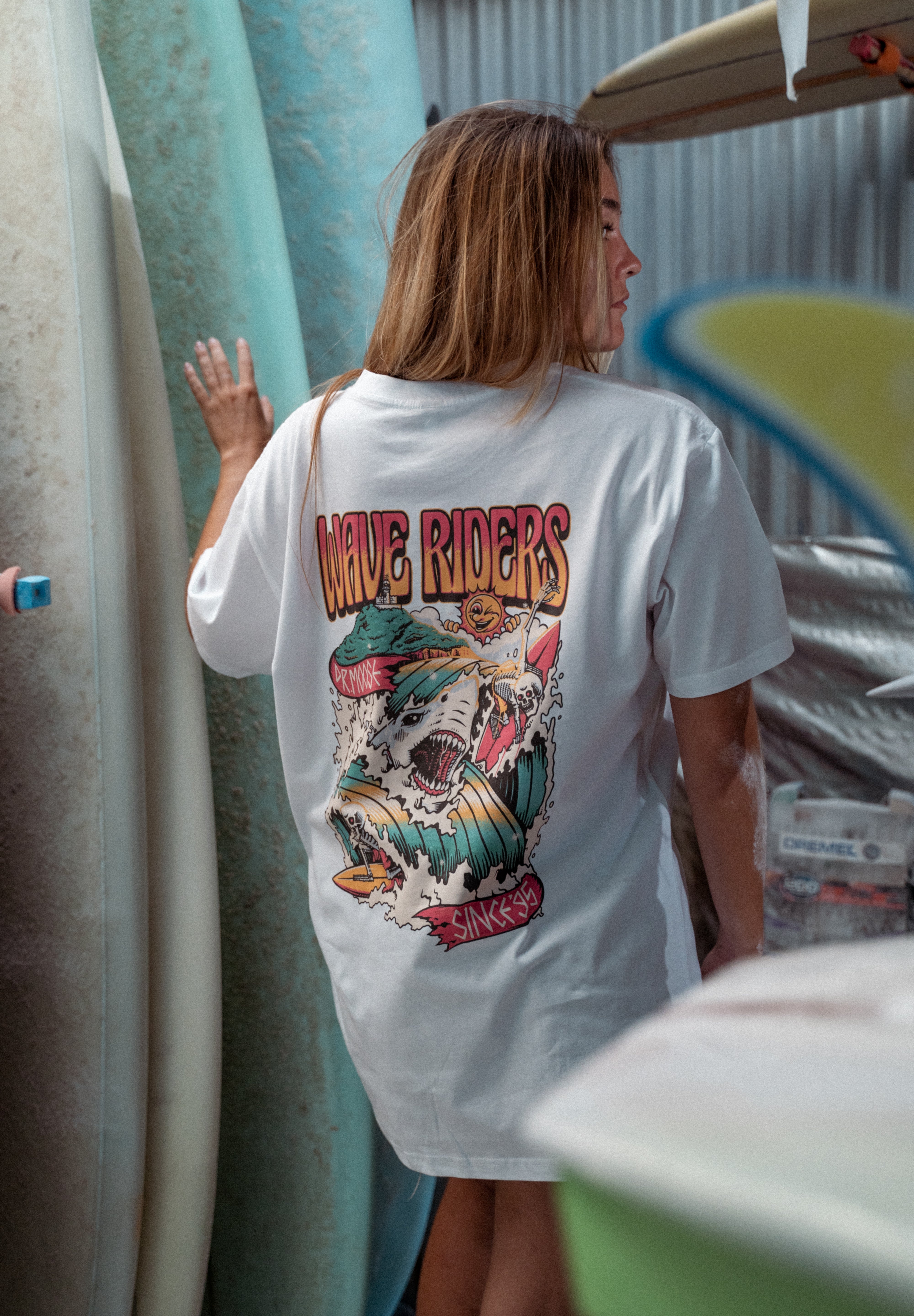 Dr.Moose T-Shirt Wave Riders T-Shirt