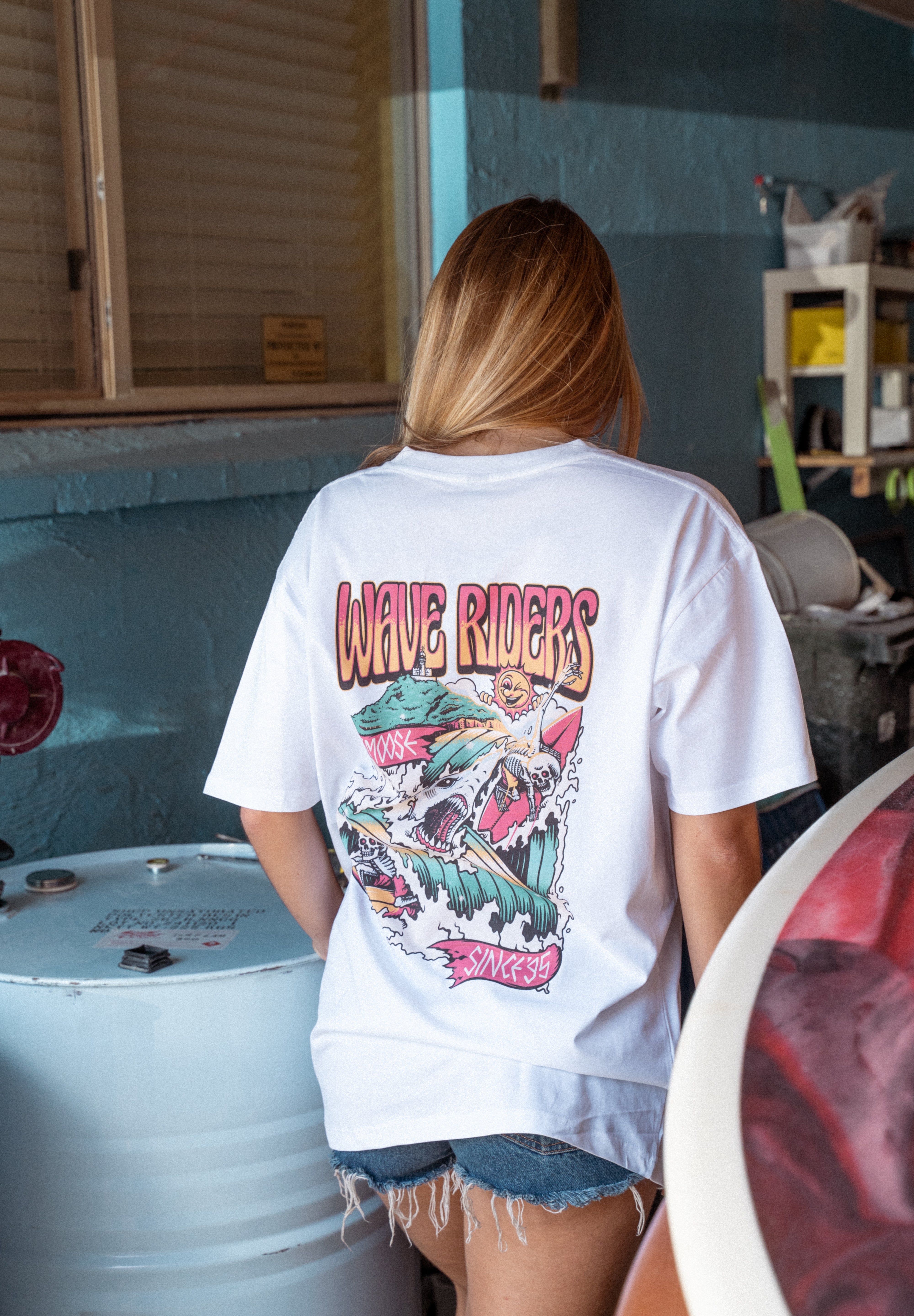 Dr.Moose T-Shirt Wave Riders T-Shirt