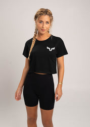 Dr.Moose T-Shirts Crop Black / S Dr. Moose Antlers Black Crop