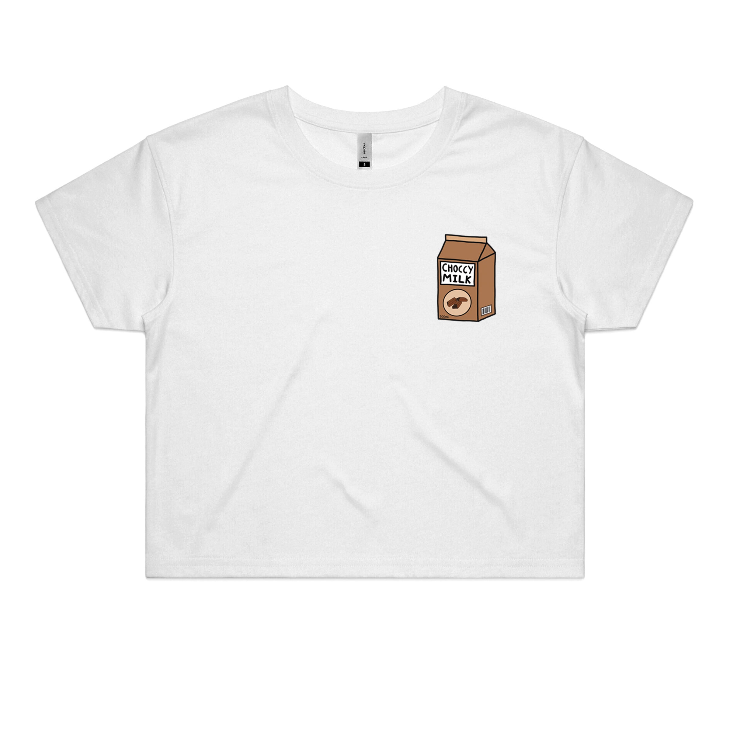 Dr.Moose T-Shirts Crop Choccy Milk Crop