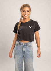 Dr.Moose T-Shirts Crop Coal / XS Dr. Moose Antlers Coal Crop