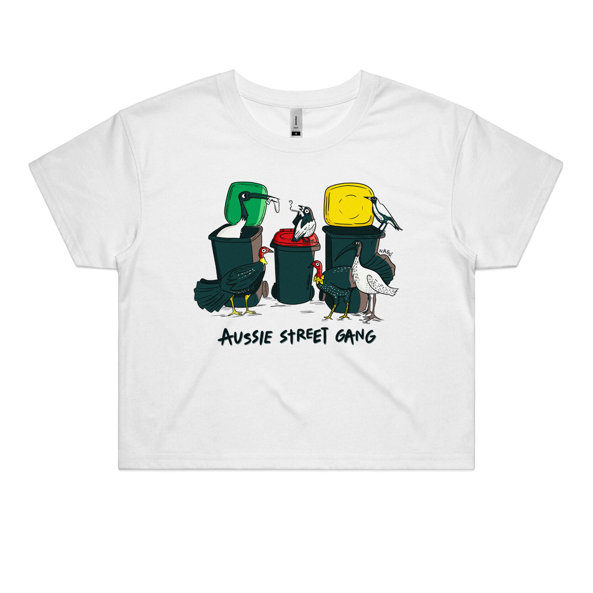 Dr.Moose T-Shirts Crop Dr.Moose X NAGU Aussie Street Gang Crop